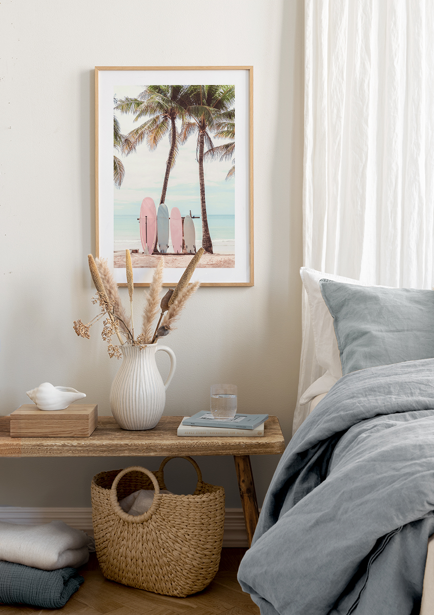 Surfboards on Beach Poster image 2